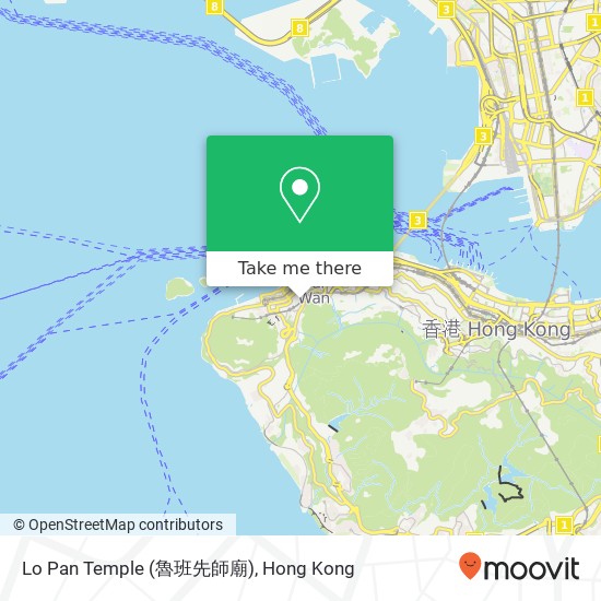 Lo Pan Temple (魯班先師廟) map