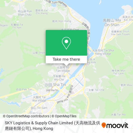 SKY Logistics & Supply Chain Limited (天高物流及供應鏈有限公司)地圖
