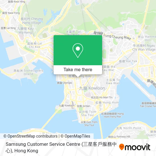 Samsung Customer Service Centre (三星客戶服務中心) map