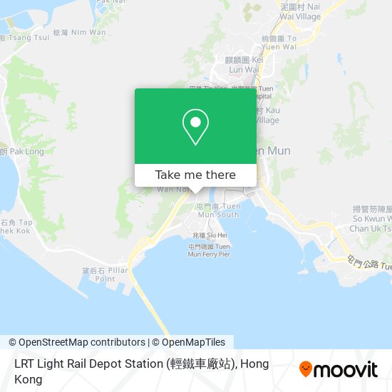LRT Light Rail Depot Station (輕鐵車廠站) map