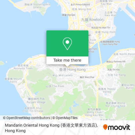 Mandarin Oriental Hong Kong (香港文華東方酒店) map