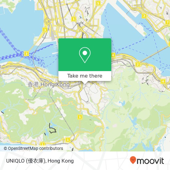 UNIQLO (優衣庫) map