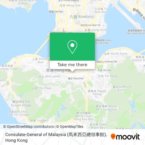 Consulate-General of Malaysia (馬來西亞總領事館) map