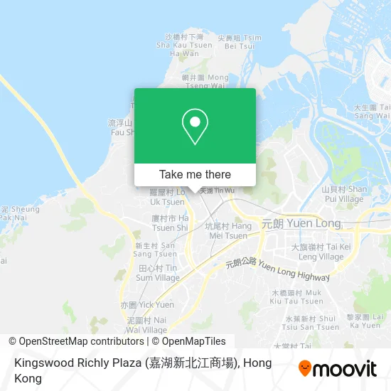 Kingswood Richly Plaza (嘉湖新北江商場) map