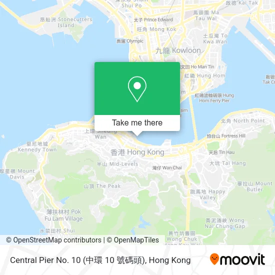 Central Pier No. 10 (中環 10 號碼頭) map