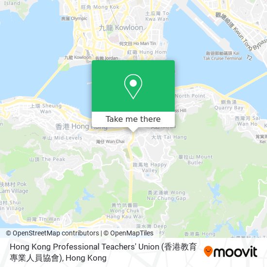 Hong Kong Professional Teachers' Union (香港教育專業人員協會) map