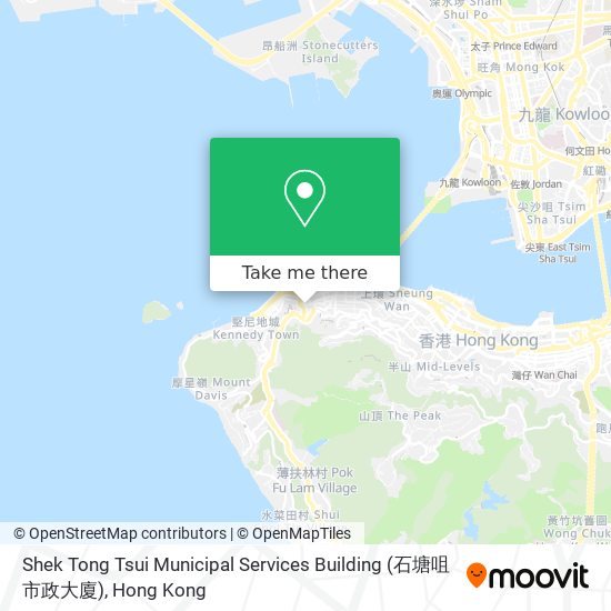 Shek Tong Tsui Municipal Services Building (石塘咀市政大廈) map