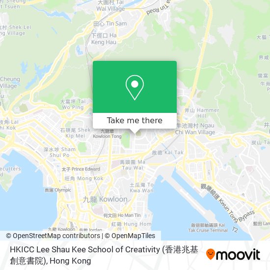 HKICC Lee Shau Kee School of Creativity (香港兆基創意書院) map