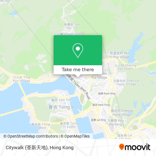 Citywalk (荃新天地) map