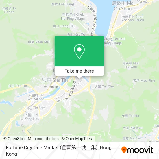 Fortune City One Market (置富第一城．集) map