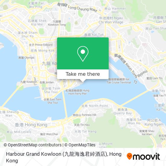 Harbour Grand Kowloon (九龍海逸君綽酒店)地圖