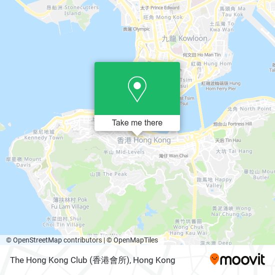 The Hong Kong Club (香港會所) map
