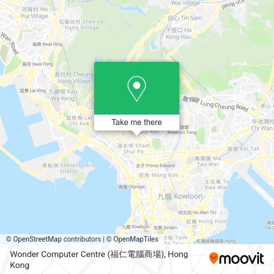 Wonder Computer Centre (福仁電腦商場)地圖