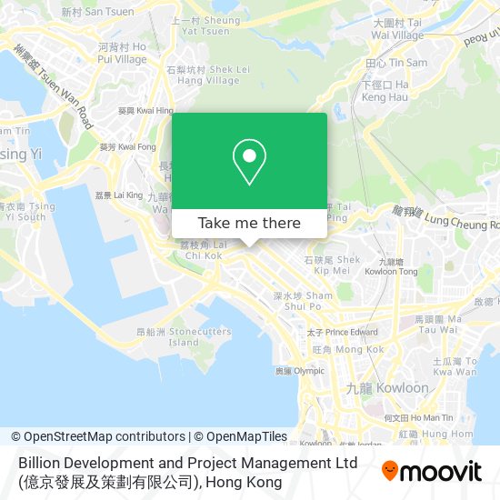 Billion Development and Project Management Ltd (億京發展及策劃有限公司) map