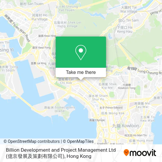 Billion Development and Project Management Ltd (億京發展及策劃有限公司)地圖