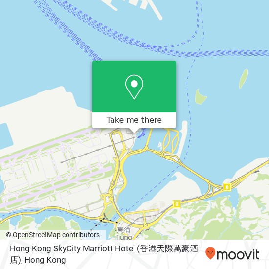 Hong Kong SkyCity Marriott Hotel (香港天際萬豪酒店) map