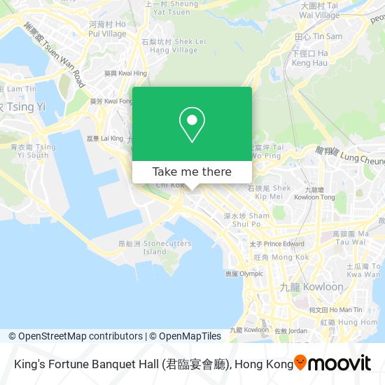 King's Fortune Banquet Hall (君臨宴會廳)地圖