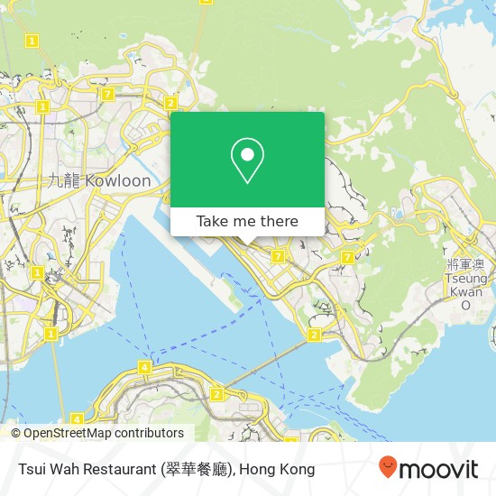 Tsui Wah Restaurant (翠華餐廳) map