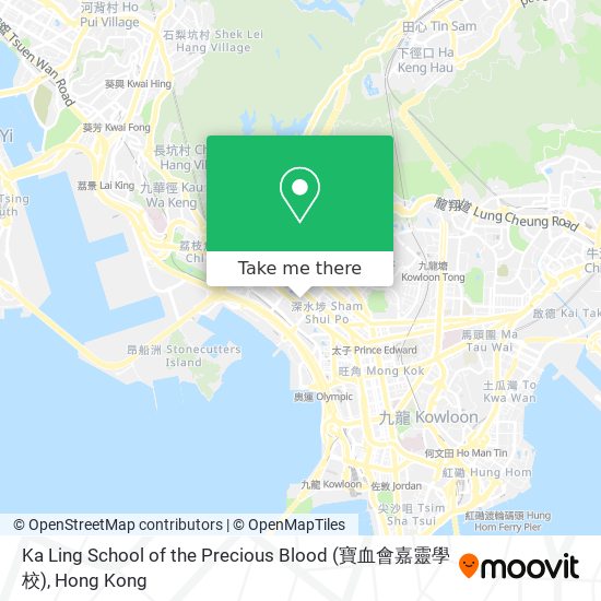 Ka Ling School of the Precious Blood (寶血會嘉靈學校)地圖