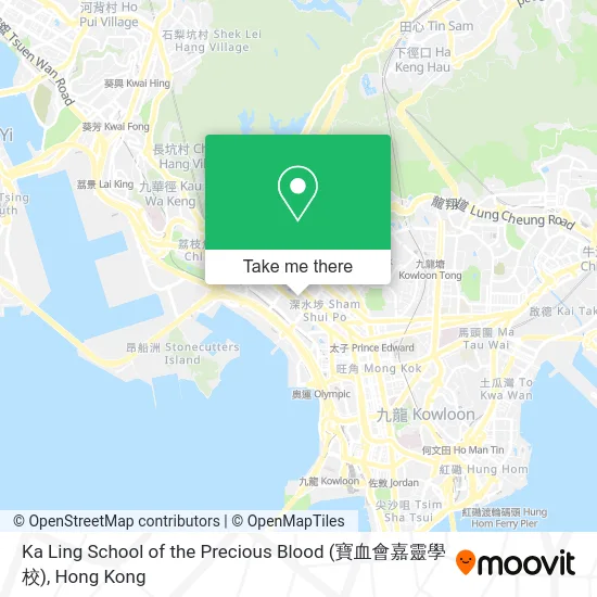 Ka Ling School of the Precious Blood (寶血會嘉靈學校) map