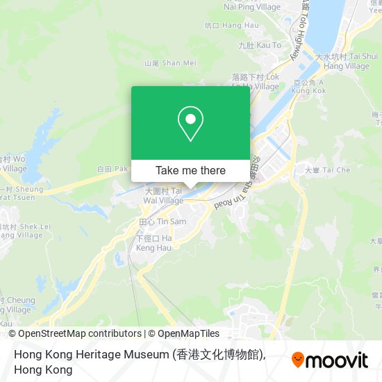 Hong Kong Heritage Museum (香港文化博物館) map