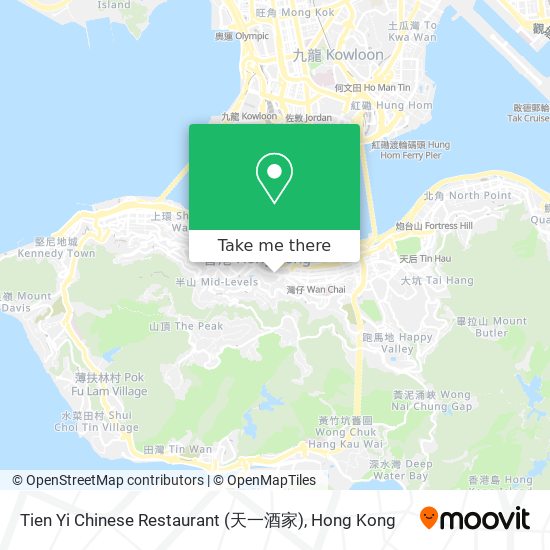 Tien Yi Chinese Restaurant (天一酒家) map