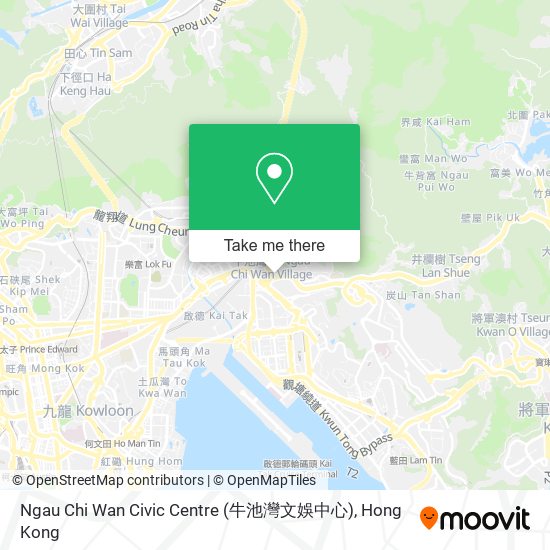 Ngau Chi Wan Civic Centre (牛池灣文娛中心) map