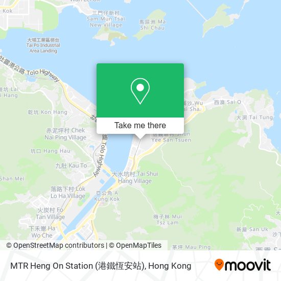 MTR Heng On Station (港鐵恆安站)地圖
