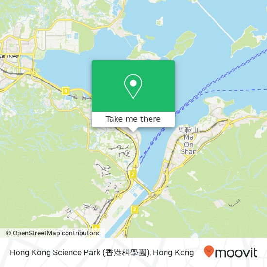 Hong Kong Science Park (香港科學園) map