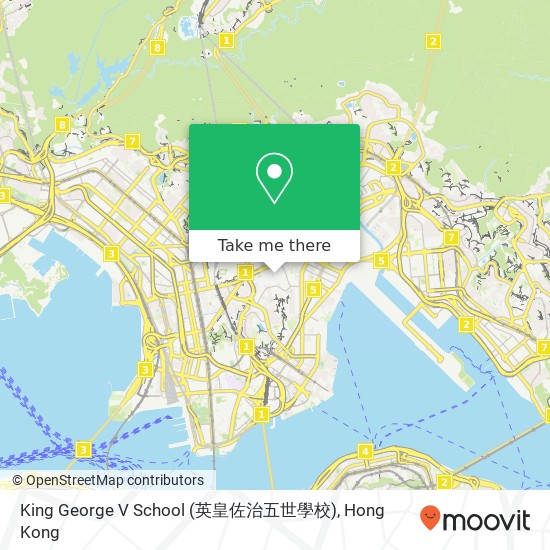 King George V School (英皇佐治五世學校) map