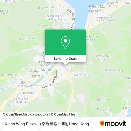 Kings Wing Plaza 1 (京瑞廣場一期)地圖