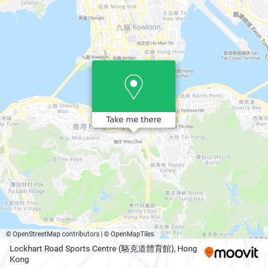 Lockhart Road Sports Centre (駱克道體育館) map