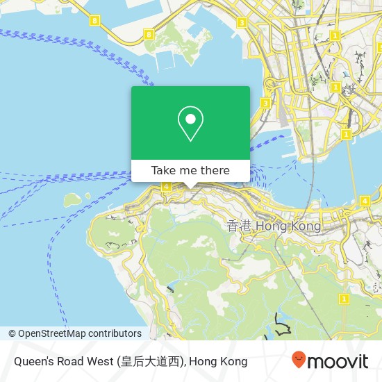 Queen's Road West (皇后大道西) map