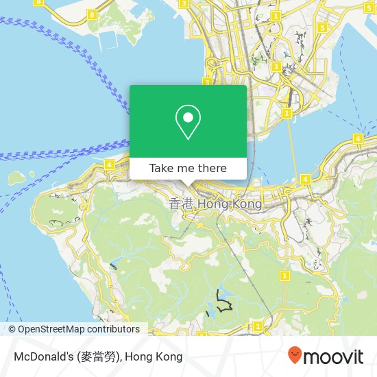 McDonald's (麥當勞) map