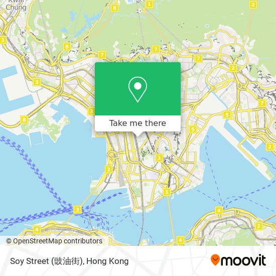 Soy Street (豉油街) map