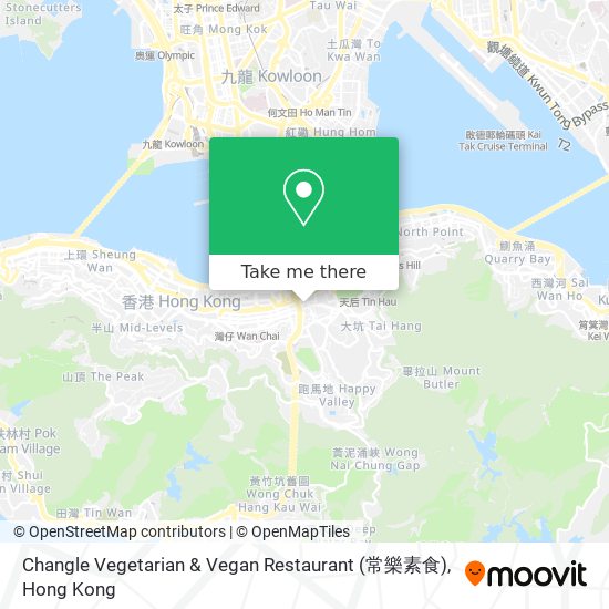 Changle Vegetarian & Vegan Restaurant (常樂素食)地圖