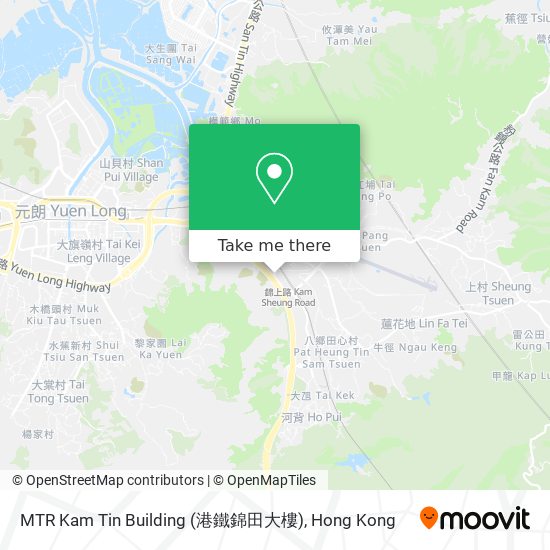 MTR Kam Tin Building (港鐵錦田大樓)地圖