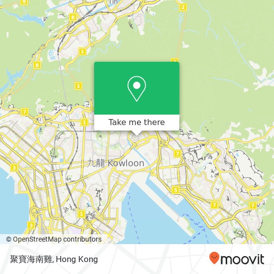 聚寶海南雞 map