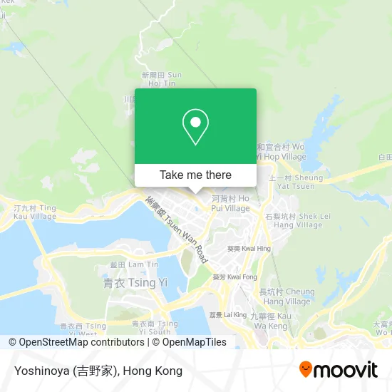 Yoshinoya (吉野家)地圖