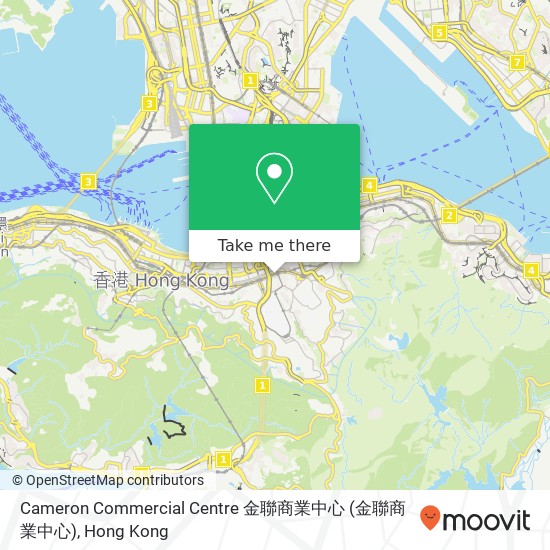 Cameron Commercial Centre 金聯商業中心地圖