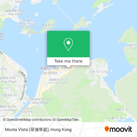 Monte Vista (翠擁華庭) map