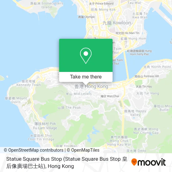 Statue Square Bus Stop map