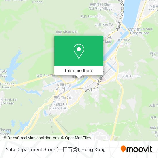 Yata Department Store (一田百貨) map