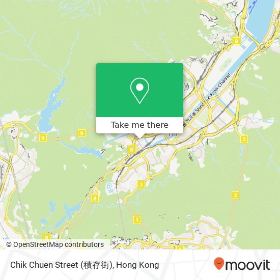 Chik Chuen Street (積存街) map