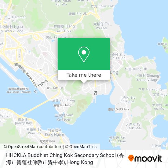 HHCKLA Buddhist Ching Kok Secondary School (香海正覺蓮社佛教正覺中學) map