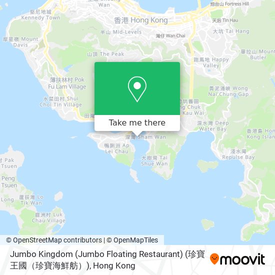 Jumbo Kingdom (Jumbo Floating Restaurant) (珍寶王國（珍寶海鮮舫）) map