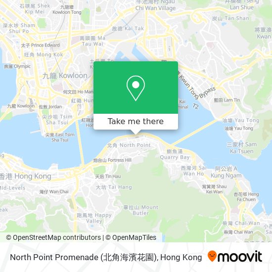 North Point Promenade (北角海濱花園) map