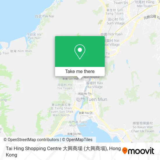 Tai Hing Shopping Centre 大興商場 map