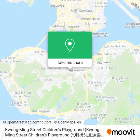 Kwong Ming Street Children's Playground map