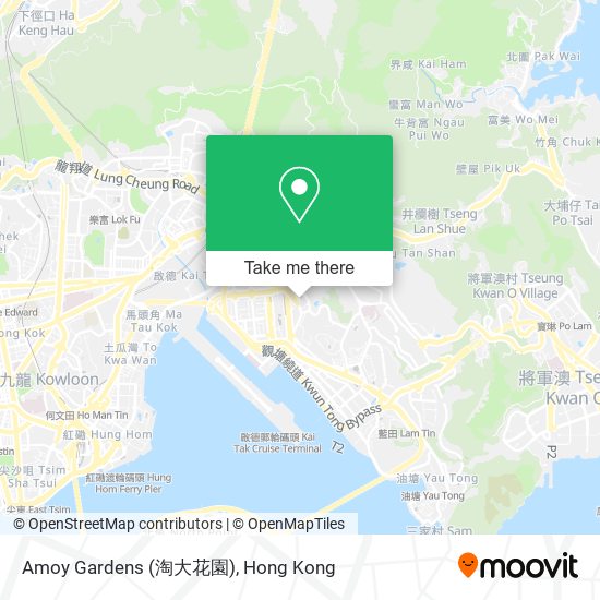 Amoy Gardens (淘大花園) map